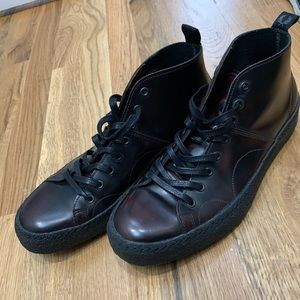 Fred Perry Men’s George Cox Mid Boots - Ox Blood 8